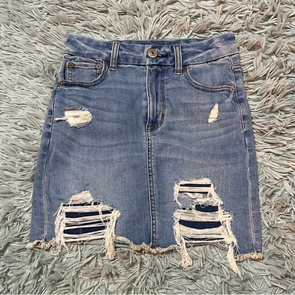 Curvy High Rise Mini Skirt